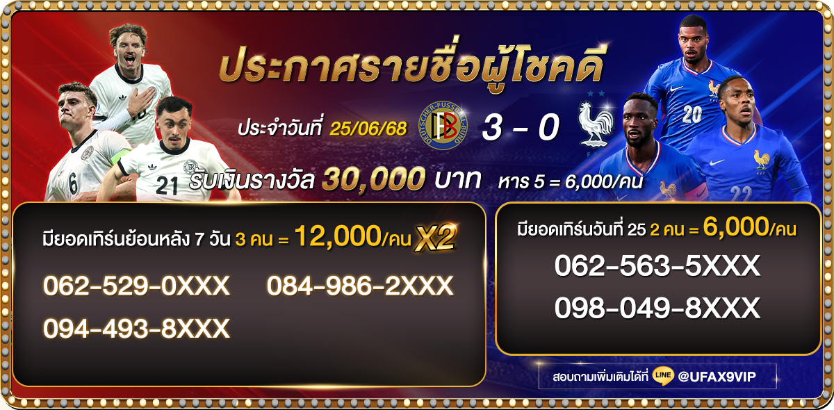 ประกาศรายชื่อทายผลบอล